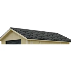 Tegole Bituminose Nero Beaver 9 m2 Copertura Tetto Garage da Esterno