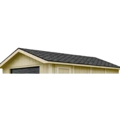 Tegole Bituminose Nero 18 m2 per Copertura Tetto Garage da Esterno