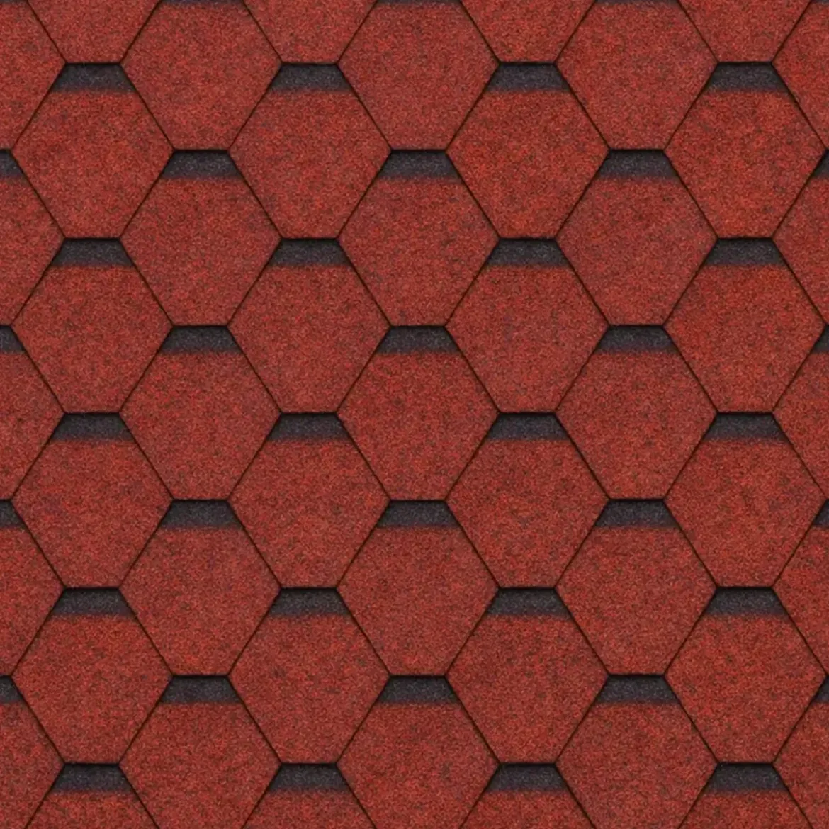 Tegole Bituminose Rosso 27 m2 per Copertura Tetto Garage da Esterno