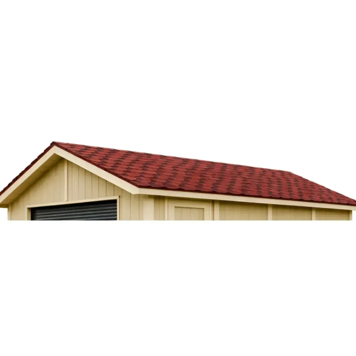 Tegole Bituminose Rosso 6 m2 per Tetto Casetta da Giardino 180x180