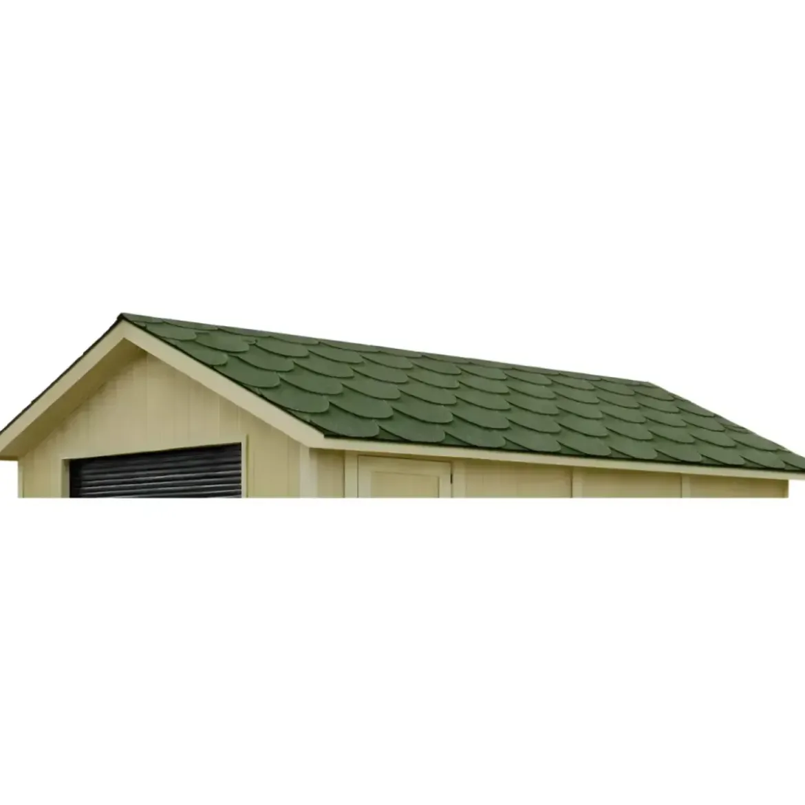 Tegole Bituminose Verde 3 m2 Beaver Copertura Casetta da Giardino
