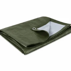 Telo di Ricambio per Garage in PVC Impermeabile Verde 195 g/m2