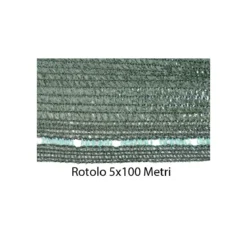 Telo Frangivista Rotolo 5x100 Metri Rete Ombreggiante per Recinzione Oscurante