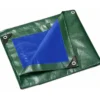Telo Occhiellato Impermeabile in Polietilene Verde Blu 10x12m 130g/m2