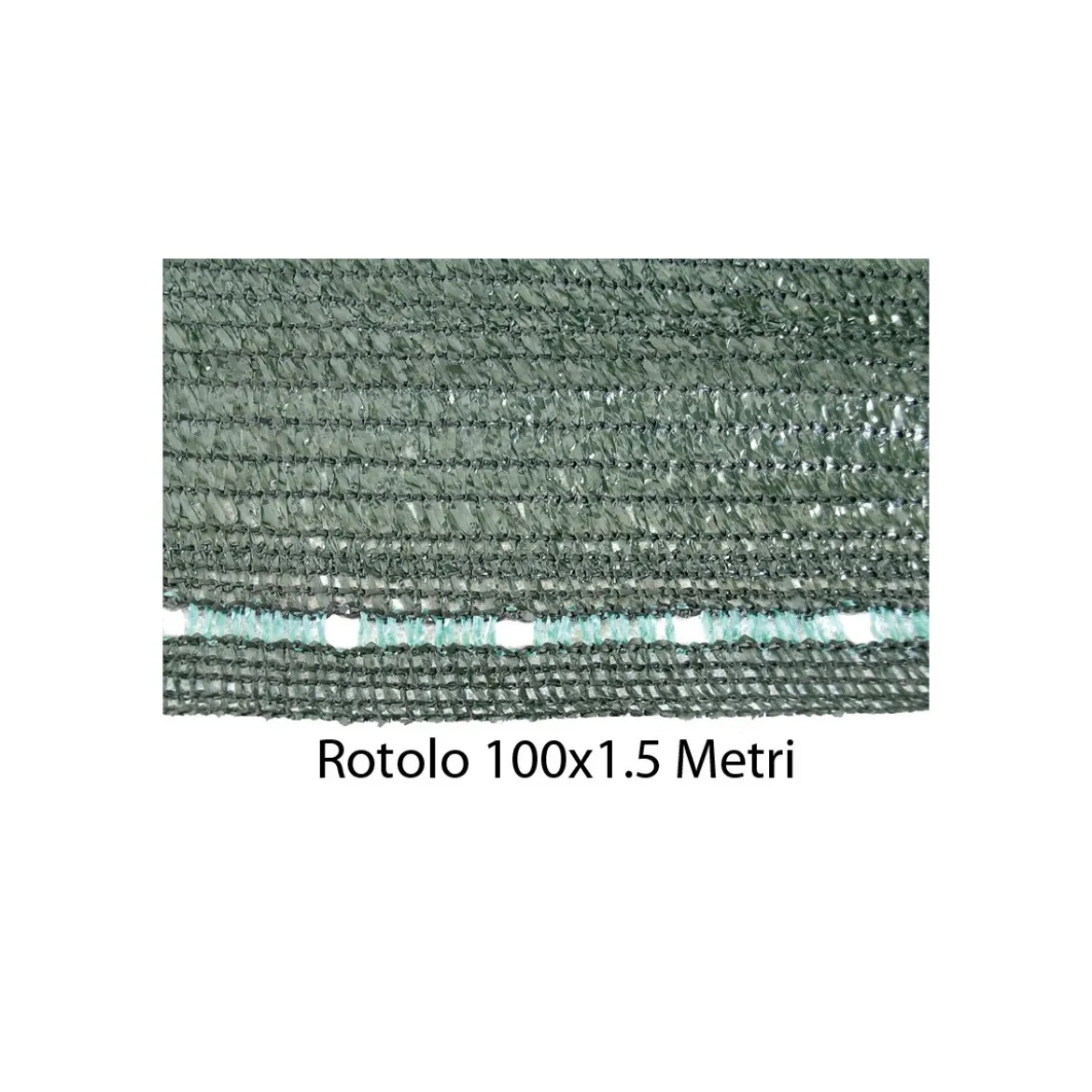 Telo Ombreggiante 1.5x100 Metri Quadri Verde Recinzione Copertura Rete Oscurante