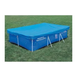 Telo per Piscina Fuori Terra Rettangolare 259x170 con Elastico Drenante Pvc
