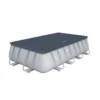 Telo per Piscina 282x196 Rettangolare Frame Copertura per Esterno in PVC