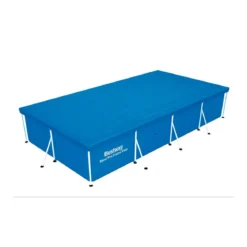 Telo Piscina Fuoriterra Rettangolare 3x2 con Telaio Steel Copripiscina Copertura