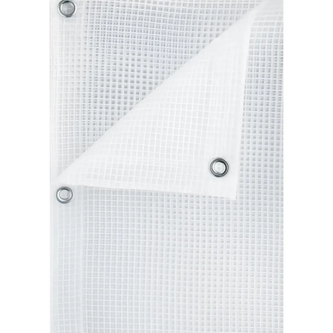 Telo Retinato Trasparente 350x200 cm Occhiellato PE Copertura Esterni