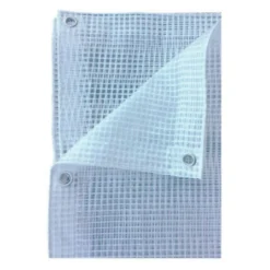 Telo Telone Occhiellato 300x300 cm Copertura Multiuso Bianco