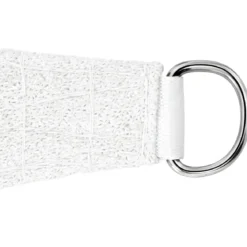 Telo Vela Ombreggiante 360x360 cm Bianco Quadrato da Esterno