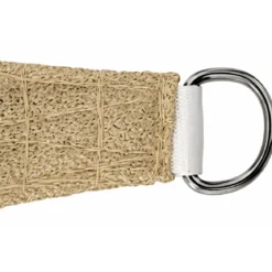 Telo Vela Ombreggiante 5x5 m Beige Quadrato Traspirante da Esterno