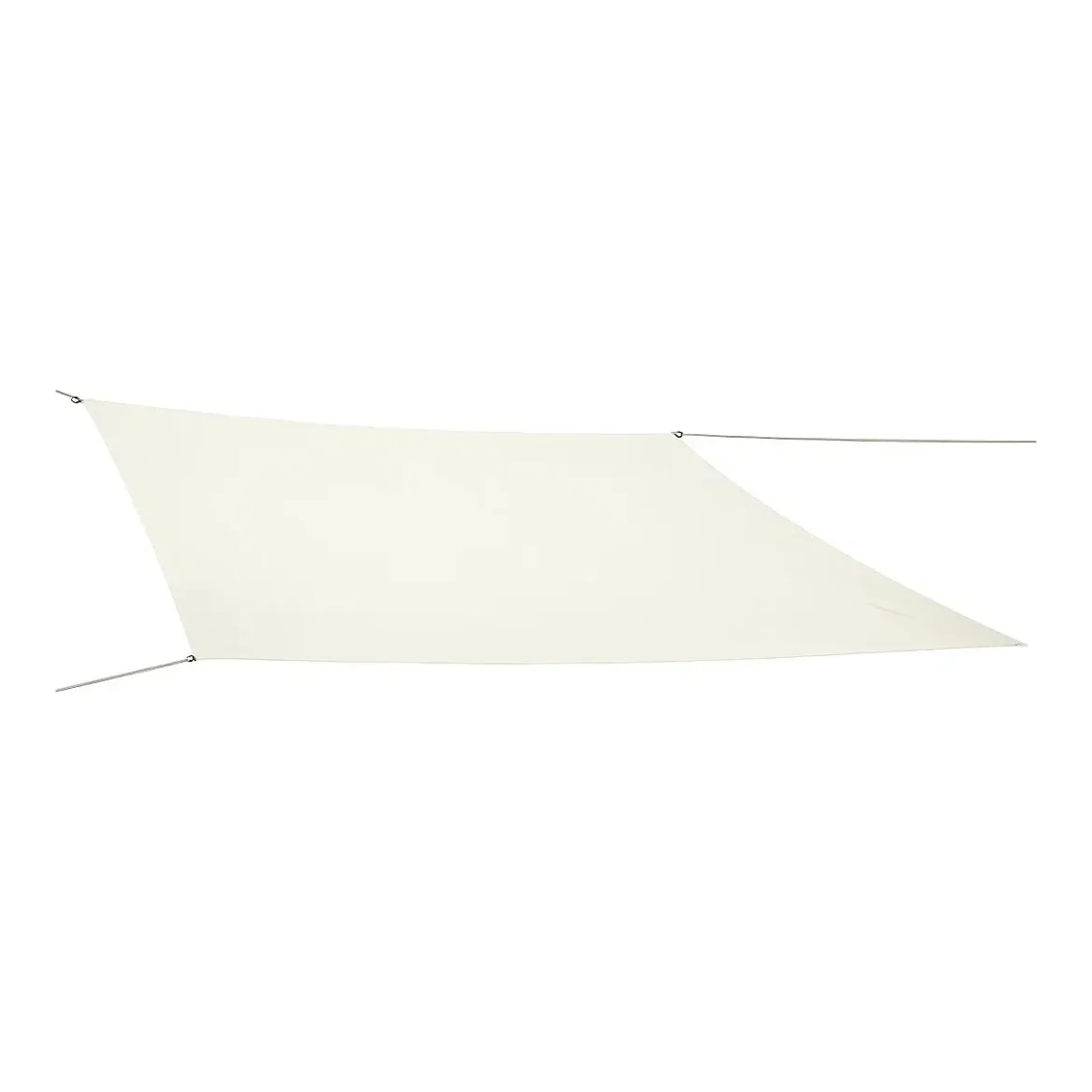 Tenda a Vela Rettangolare 4x5 m Bianco Impermeabile da Esterno