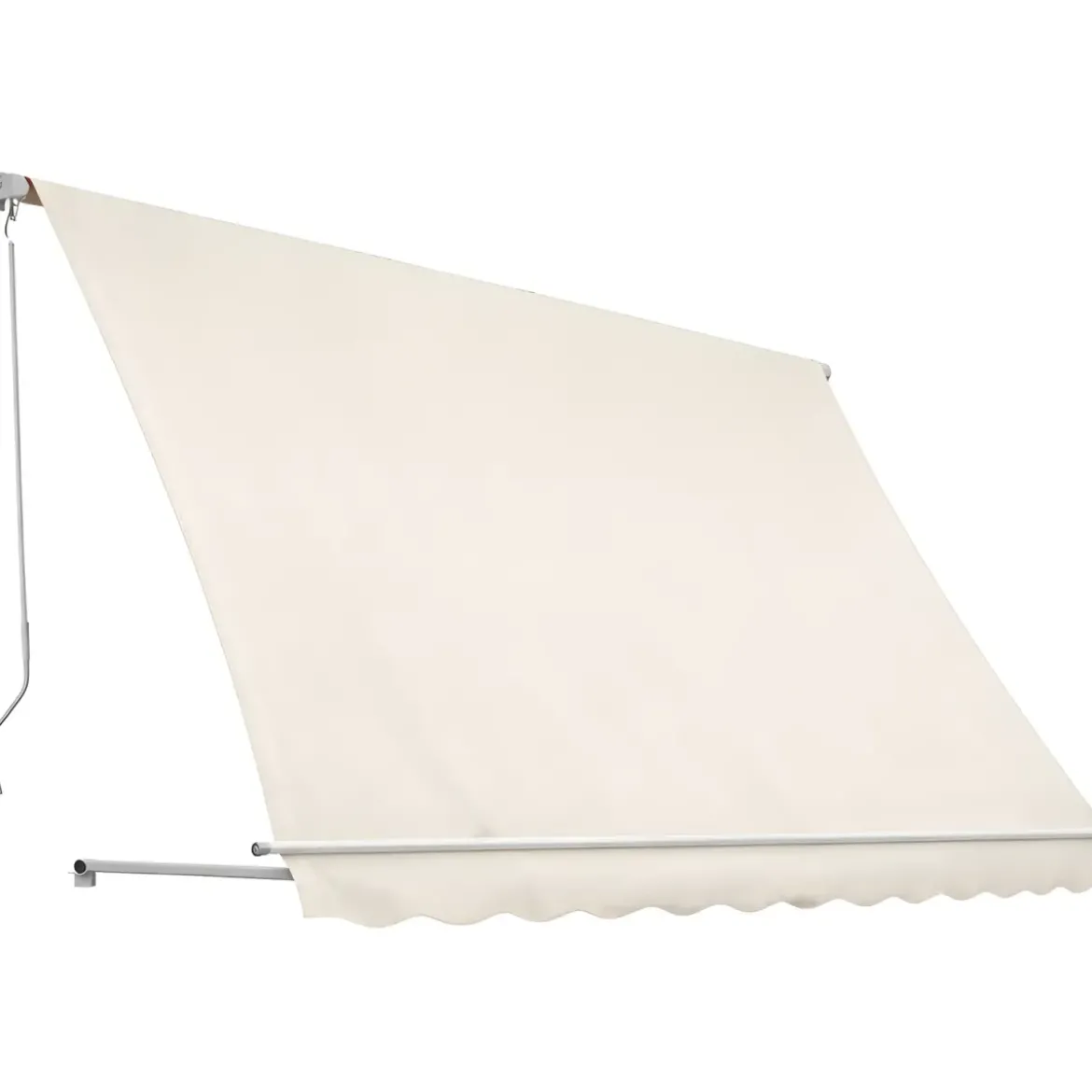 Tenda da Sole a Caduta 300x250 Beige con Bracci Senza Cassone