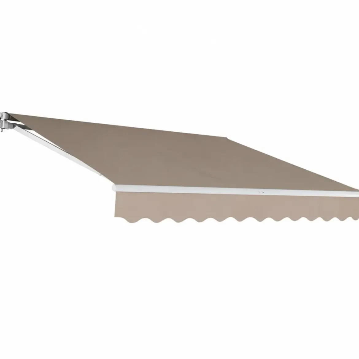 Tenda da Sole Bracci Retrattili 395x250 cm con Motore Tortora
