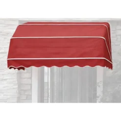 Tenda da Sole Cappottina 120x100 cm Rosso Ferrara Esterno Impermeabile
