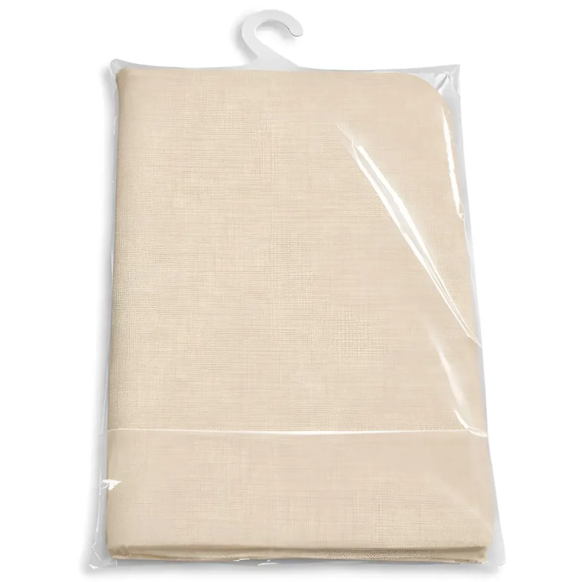 Tenda da Sole Cotone 140x350 Beige Lavabile Anelli Ganci Sacchetto