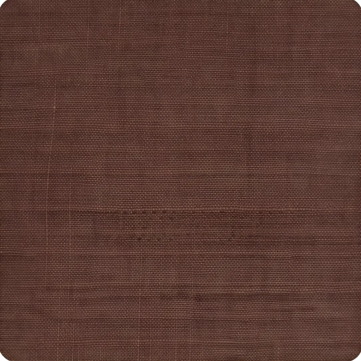 Tenda da Sole Cotone 140x300 Marrone Lavabile Anelli Ganci Sacchetto