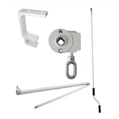Tenda da Sole 250x200 Riga Rossa Balcone a Bracci Retrattili Esterno Avvolgibile