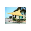 Tenda Ombreggiante a Vela 3x3 Triangolare Telo da Giardino Esterno Sole Parasole