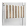 Tenda Parasole a Caduta Riga Beige 200x250 H da Soffitto Terrazzo Balcone Rullo