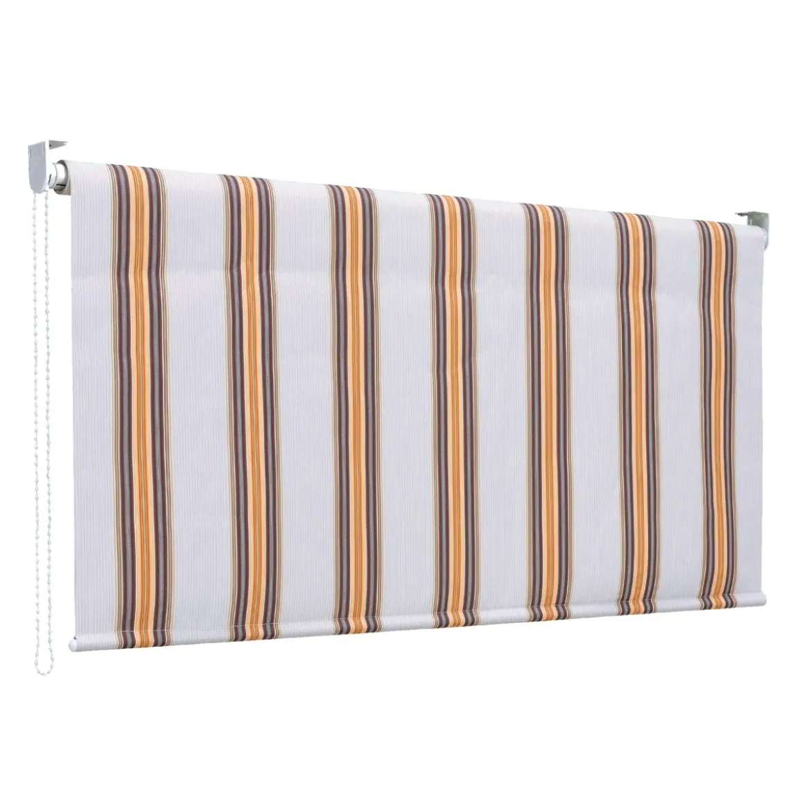 Tenda Sole Caduta Riga Beige 150x250 H Rullo Alluminio Attacco Soffitto Terrazzo