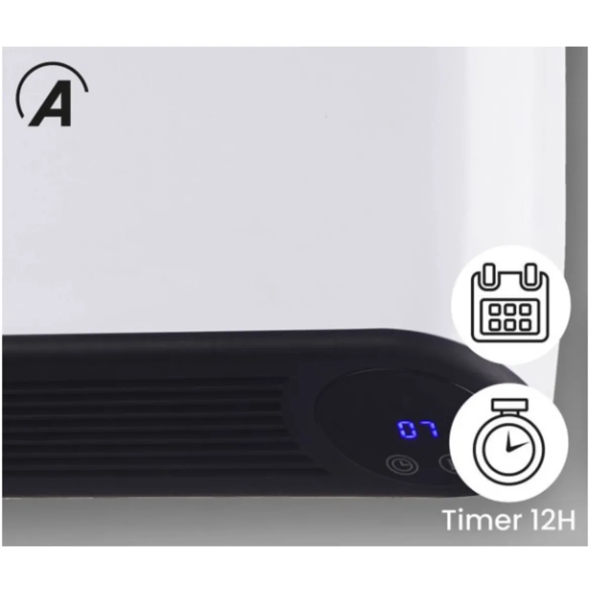 Termoconvettore Ceramico a Parete 2000W Stufetta e Ventilazione Estiva