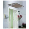 Tettoia Alluminio Pensilina 150x100 Policarbonato Parapioggia per Porte Balconi
