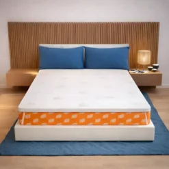 Topper Memory Foam Materasso Matrimoniale 160x195 h5 Sfoderabile Aloe