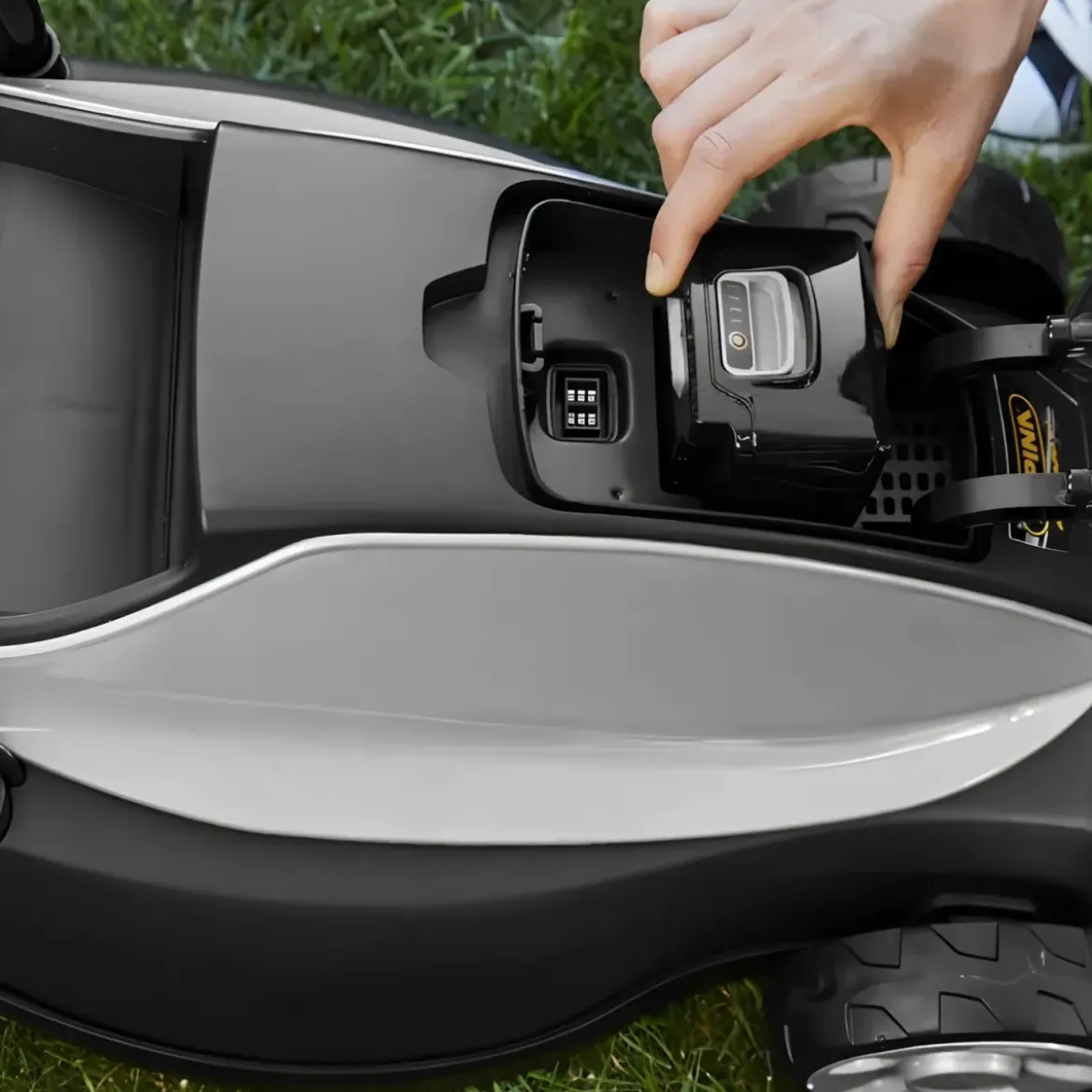 Tosaerba a Batteria Alpina 20V Cesto 30L Motore Brushless per Giardino
