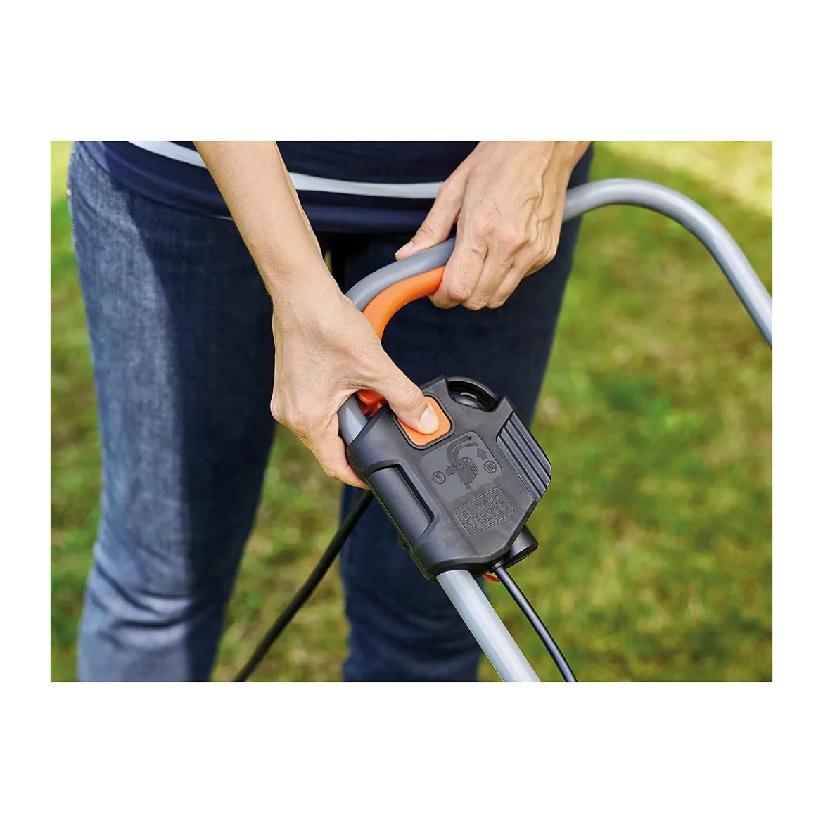 Tosaerba Elettrico 1000 a Filo Black Decker Taglia Erba Prato Rasaerba Giardino