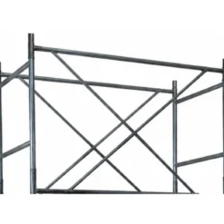 Trabattello Ferro Zincato Ponteggio Lavoro 540 cm Mezzopiano Parapetto
