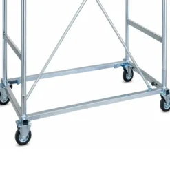 Trabattello Ponteggio Acciaio Piano Parapetto Stabilizzatori 670 cm