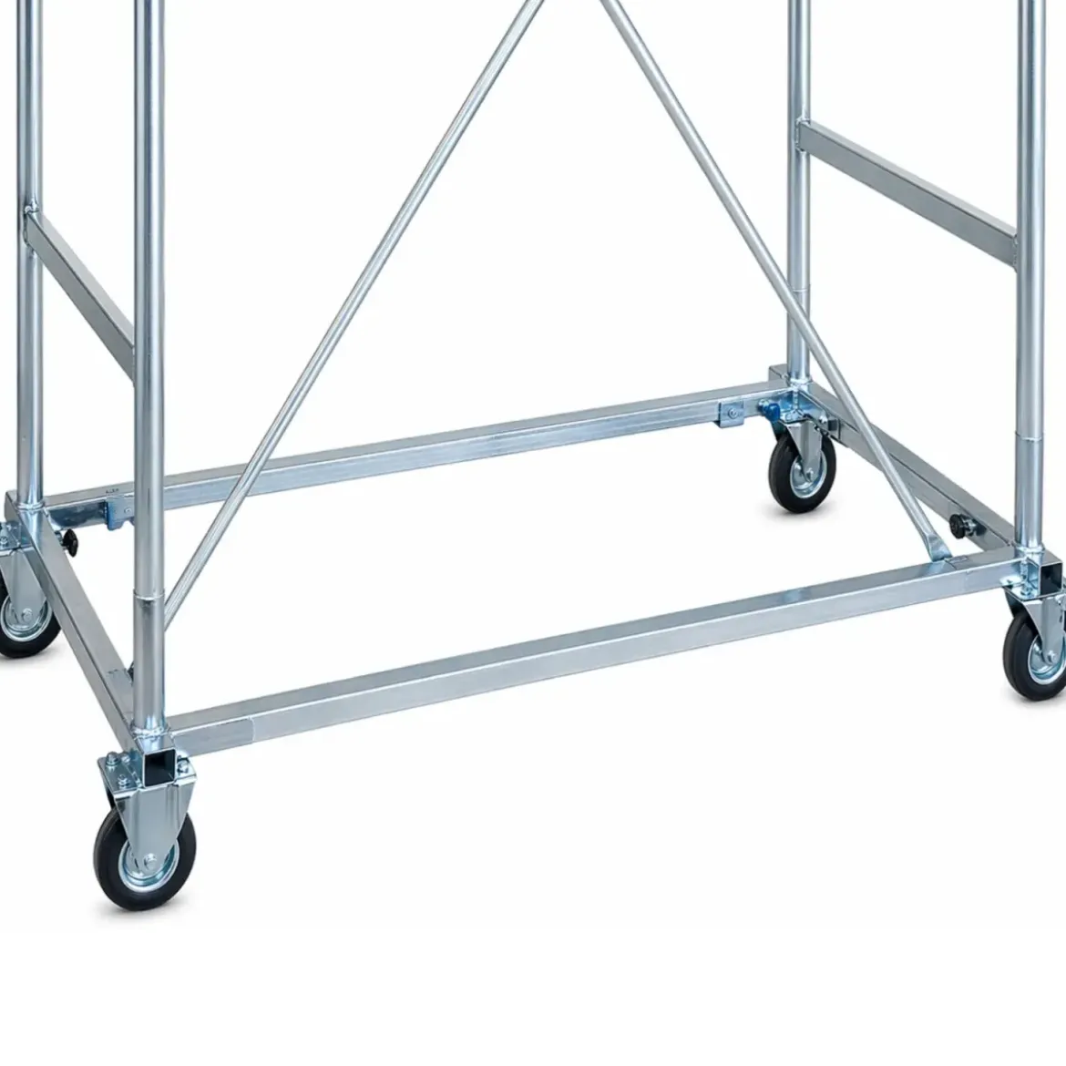 Trabattello Ponteggio Acciaio Piano Parapetto Stabilizzatori 670 cm