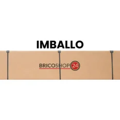 Trabattello Ponteggio Acciaio Altezza 320 cm Mezzopiano Ruote Girevoli