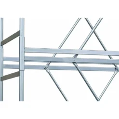 Trabattello Ponteggio Professionale con Botola Parapetto Aste h830 cm