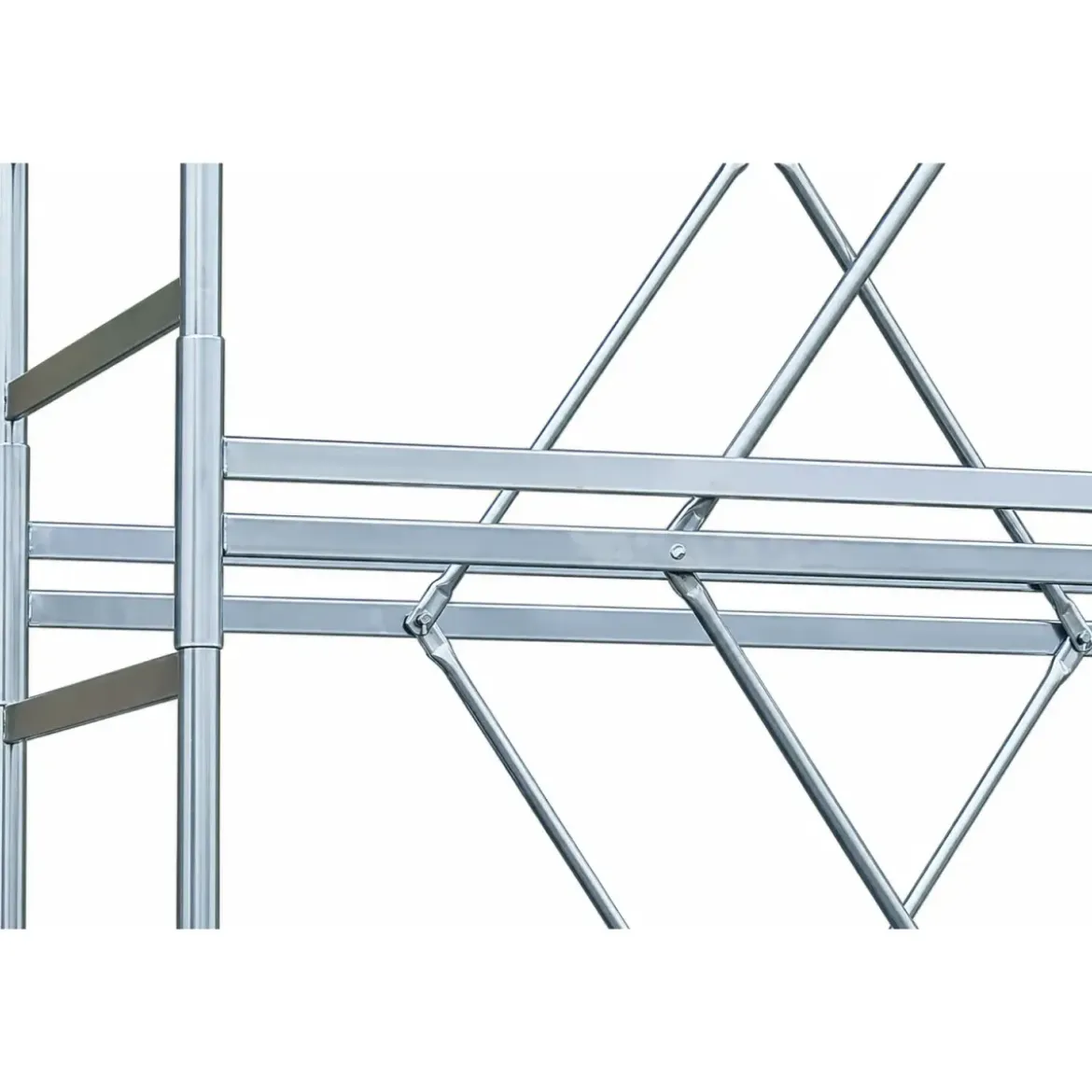 Trabattello Ponteggio Professionale con Botola Parapetto Aste h950 cm