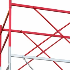 Trabattello Ponteggio Professionale con Botola Parapetto Aste h950 cm