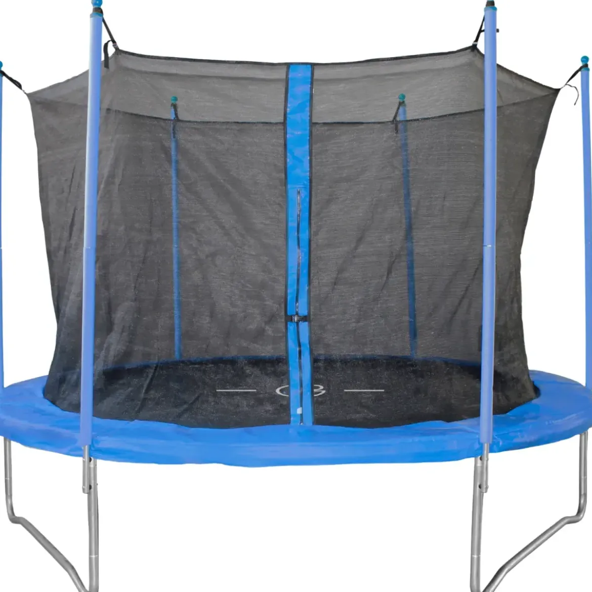 Trampolino Elastico 244 cm per Bambini Rete Sicurezza da Esterno
