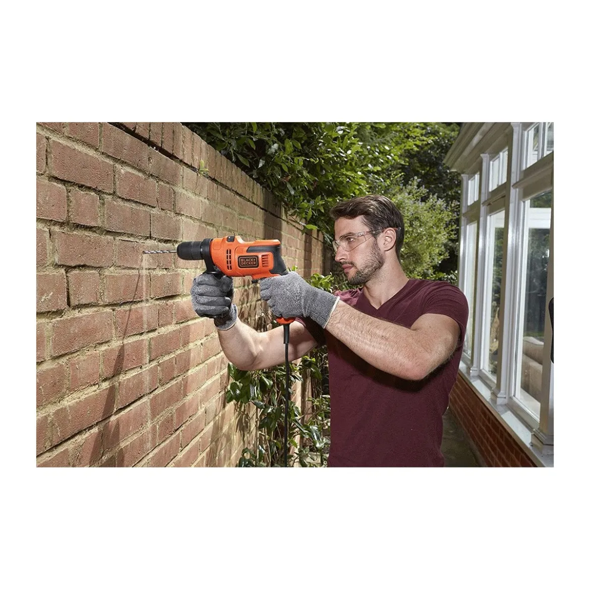 Trapano Avvitatore Black and Decker a Percussione Elettrico Compatto Punte Filo