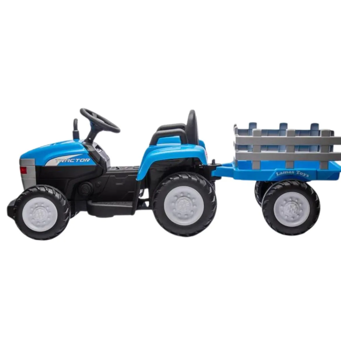 Trattore Elettrico 12V per Bambini con Telecomando Blu