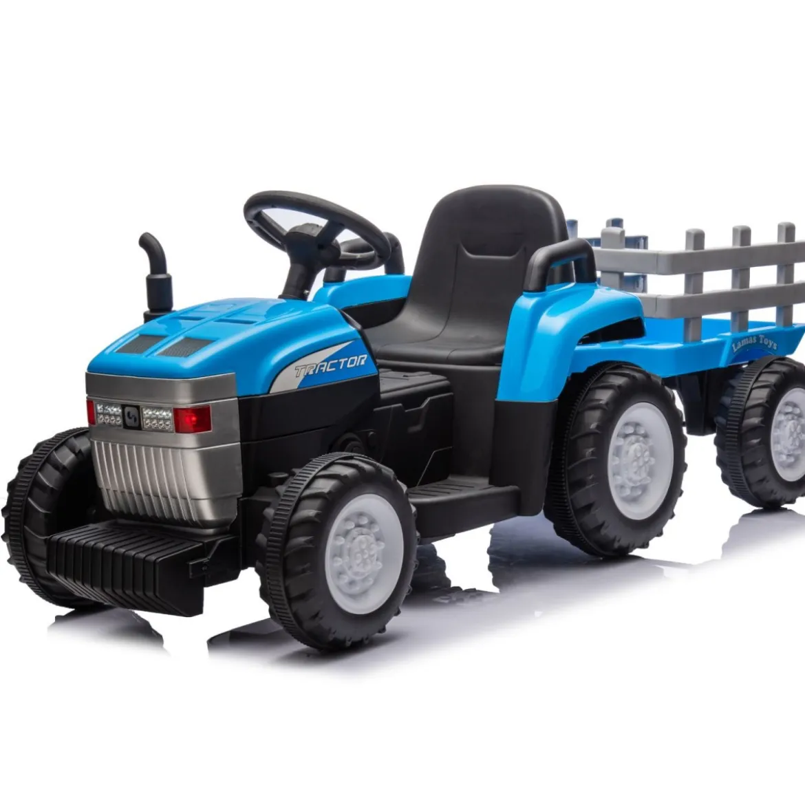 Trattore Elettrico 12V per Bambini con Telecomando Blu