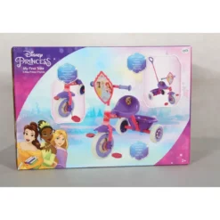 Triciclo Bambini con Maniglia Regolabile Principesse Disney Ruote EVA