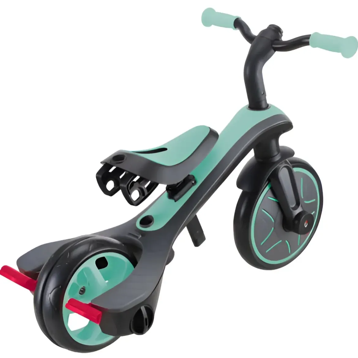 Triciclo Evolutivo 4 in 1 Maniglione Regolabile Balance Bike Verde Menta