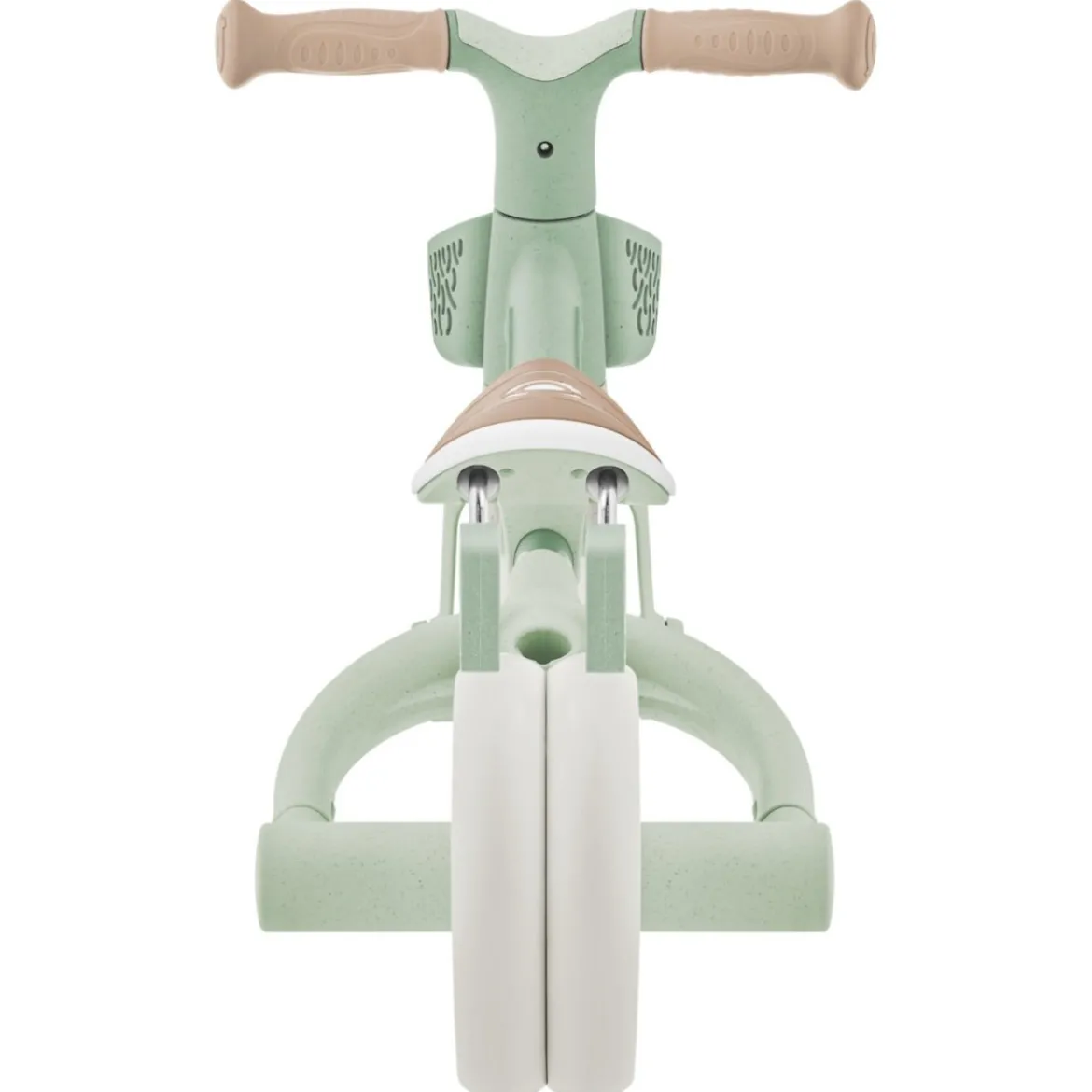 Triciclo Evolutivo per Bambini 3 in 1 Verde Salvia Regolabile Ecologico