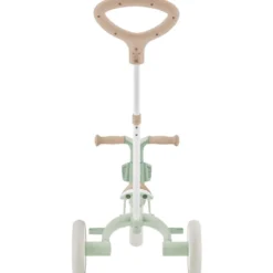 Triciclo Evolutivo per Bambini 3 in 1 Verde Salvia Regolabile Ecologico