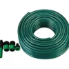 Tubo per Irrigazione PVC 40 m 1/2" Verde con Accessori Inclusi