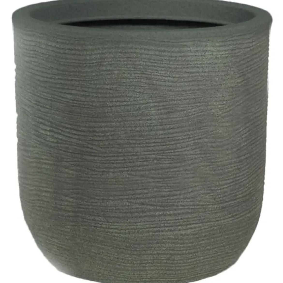 Vaso in Resina Verde 35x34 Resistente Raggi UV Materiale Riciclabile
