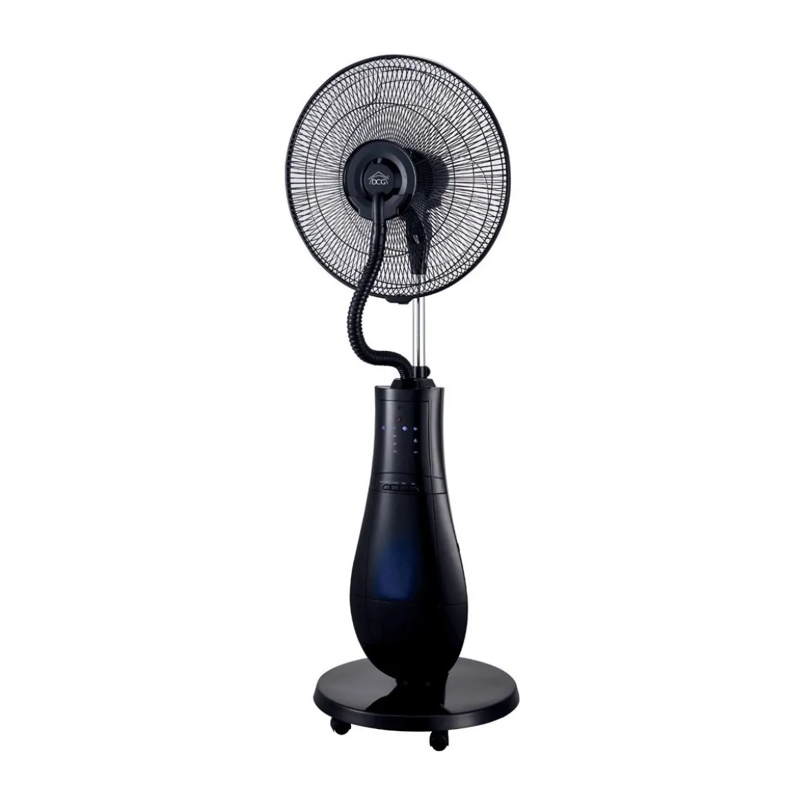 Ventilatore a Piantana Nebulizzatore Oscillante Silenzioso con Telecomando Terra