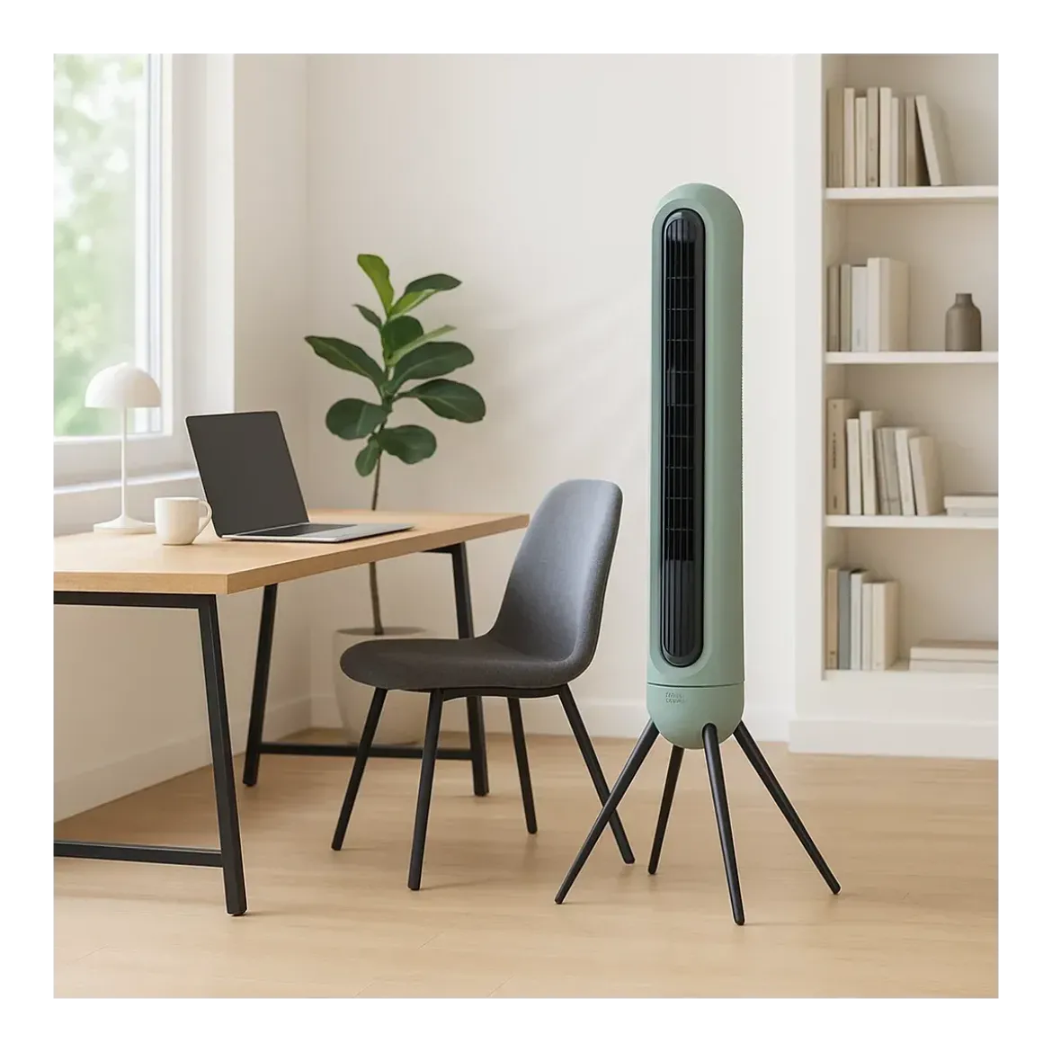 Ventilatore a Torre con 3 Velocità Display LED Telecomando Timer